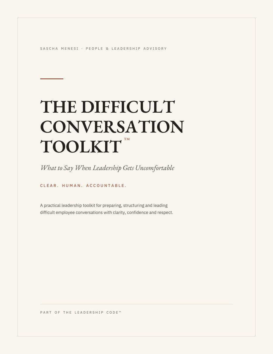 Cover of The Difficult Conversation Toolkit™ by Sascha Menesi